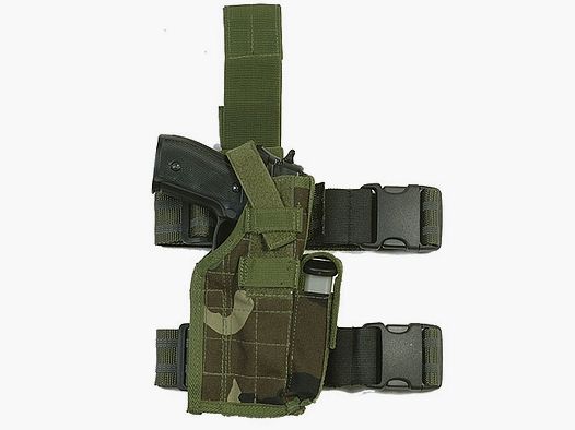 WEB-TEX Assault Oberschenkelholster Camo - destro