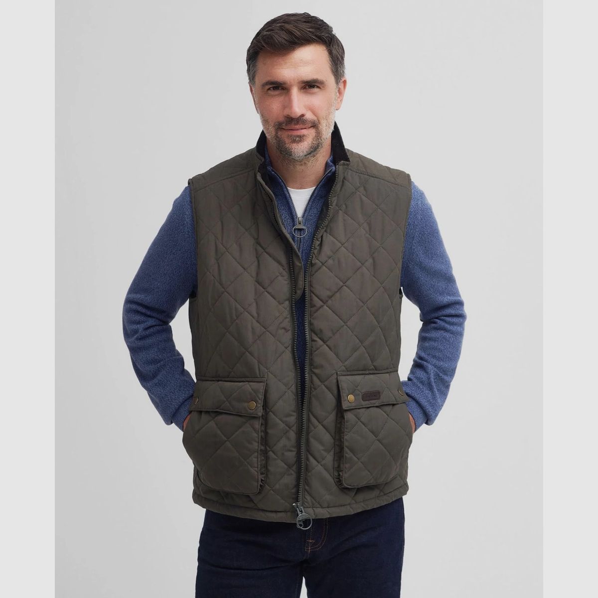 BARBOUR Weste Fernwood Dark Olive