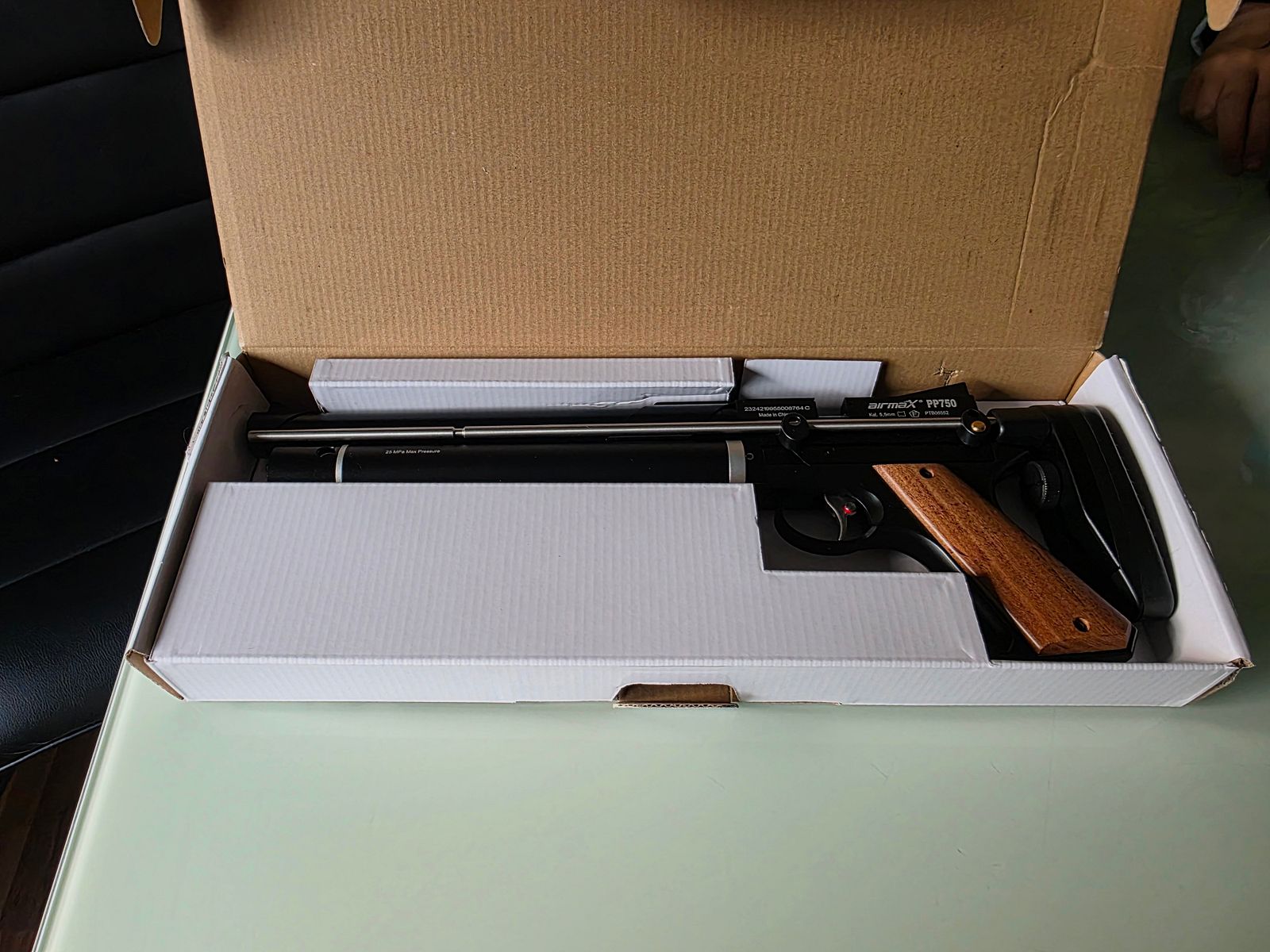 AirmaX PP750 LP Pressluftpistole Kaliber 4,5 mm Diabolo 