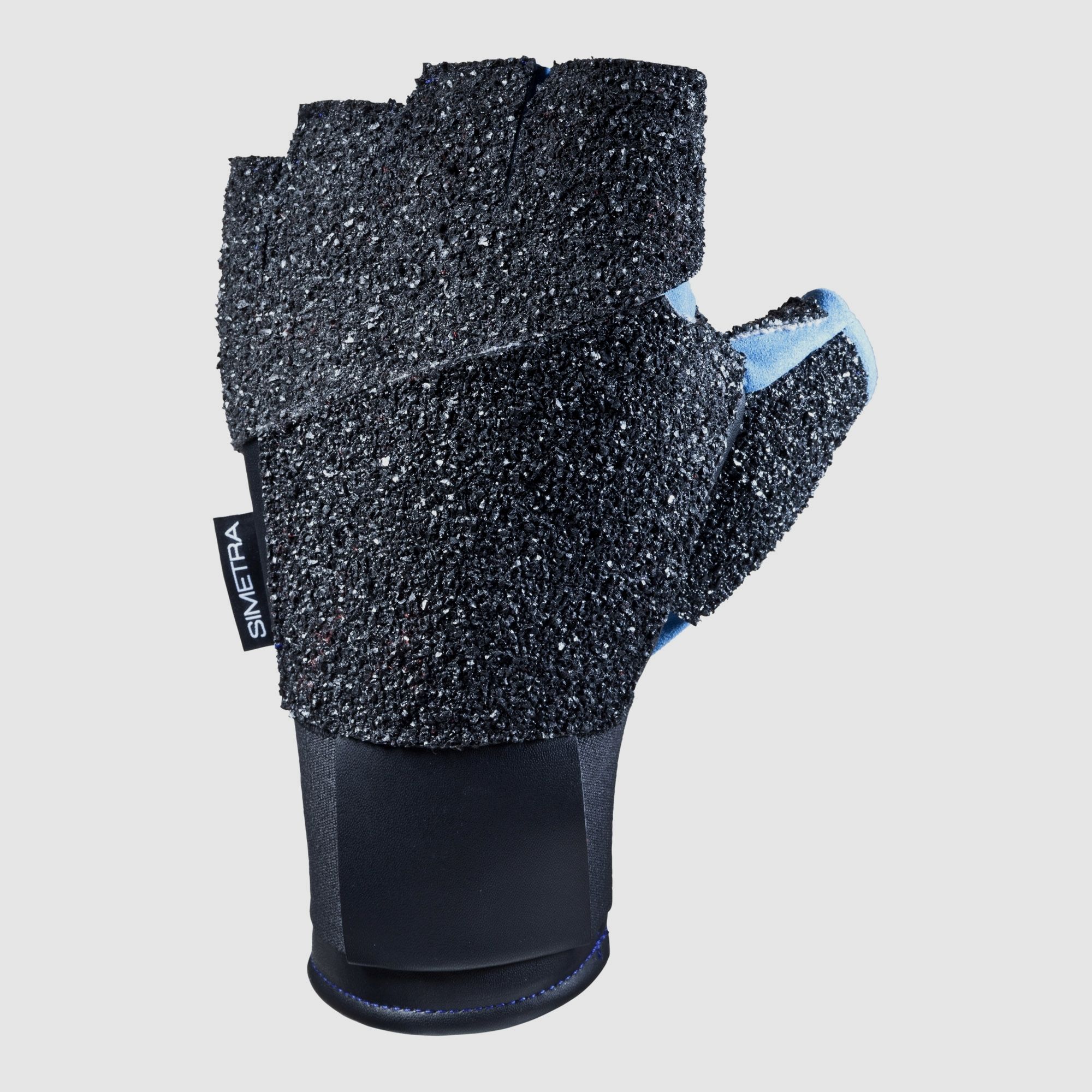 Simetra schiethandschoen maat XS zwart/blauw, afbeelding 1 van 2