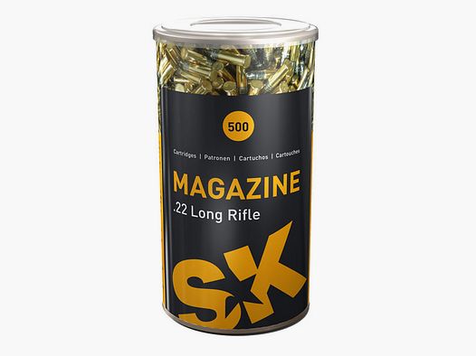SK Magazine .22 LR 40GR LRN 500 cartridges