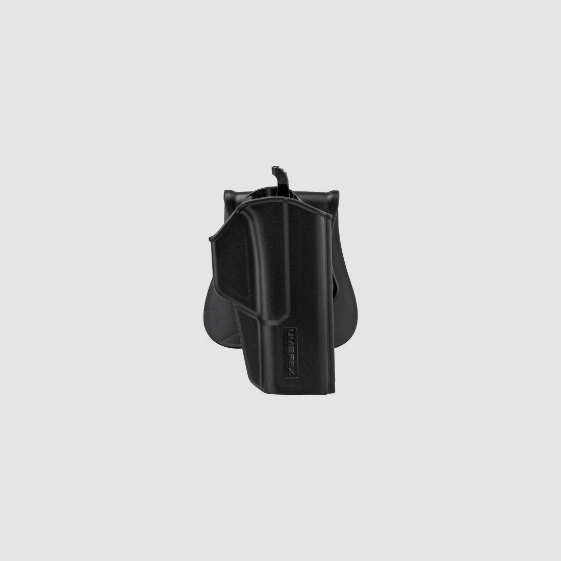 Umarex Polymer Paddle Holster Large per GLOCK 17 / 19 ecc., con sopra