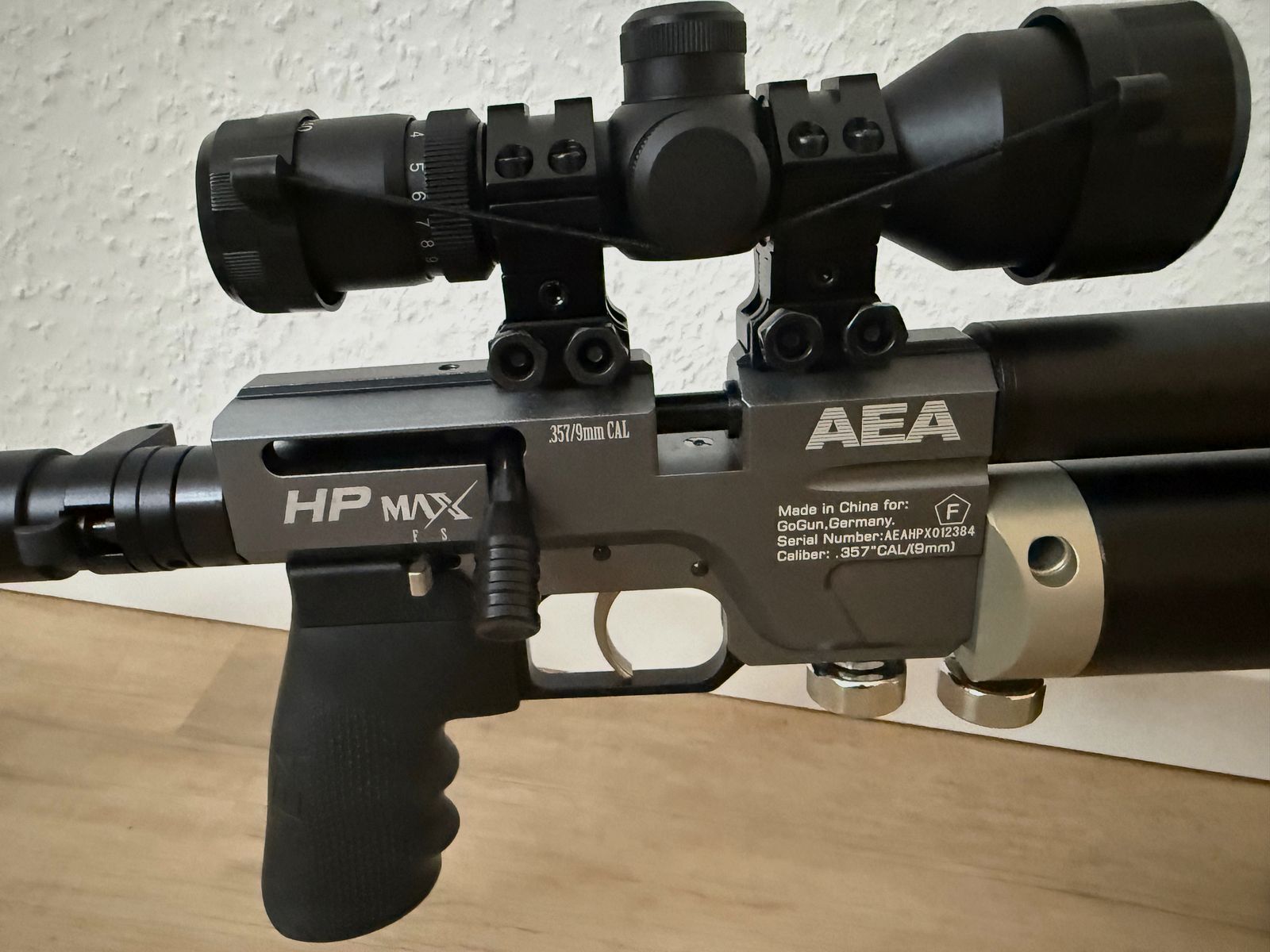 AEA HPMax CAL 357/9mm Airgun