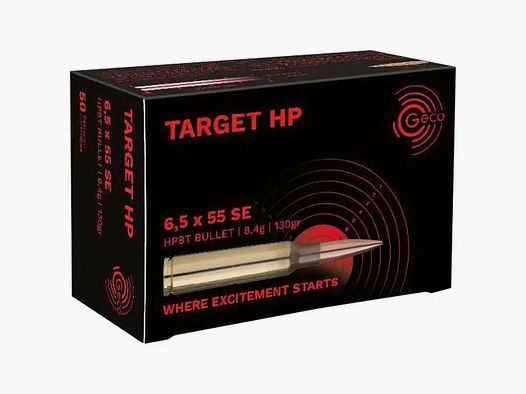 GECO 6,5x55 Target HP 8,4g/130grs.