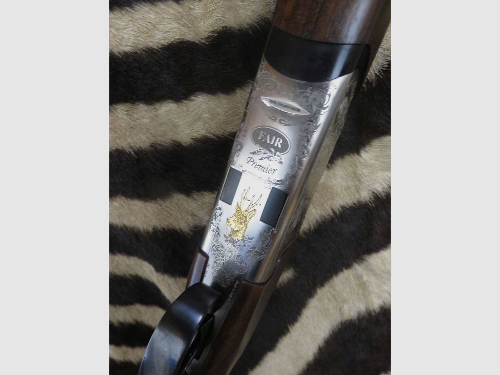 Bockdoppelflinte FAIR Premier Ergal Kal.8x57JRS Läufe 55 cm – Auszieher – Einabzug, Bild 6 von 12