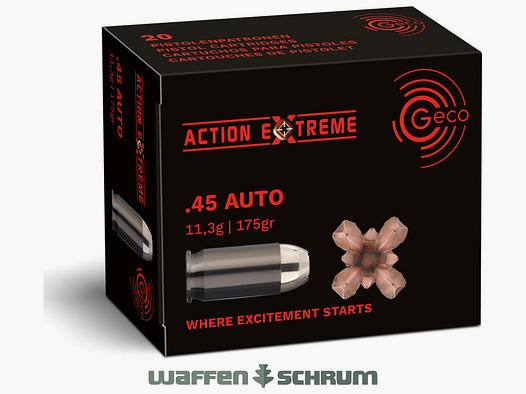 Geco Action EXTREME 11,3g - 175gr .45Auto