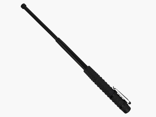Hardened ESP telescopic baton 18'' with clip (EXB-18H BLK BC-01)
