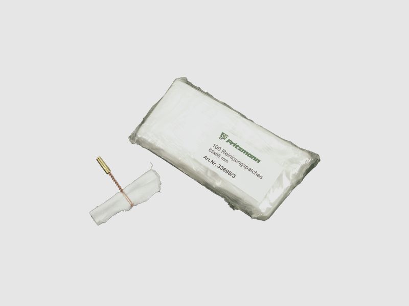 Fritzmann cleaning patches/ cleaning cloths 100 pcs 85x85 mm
