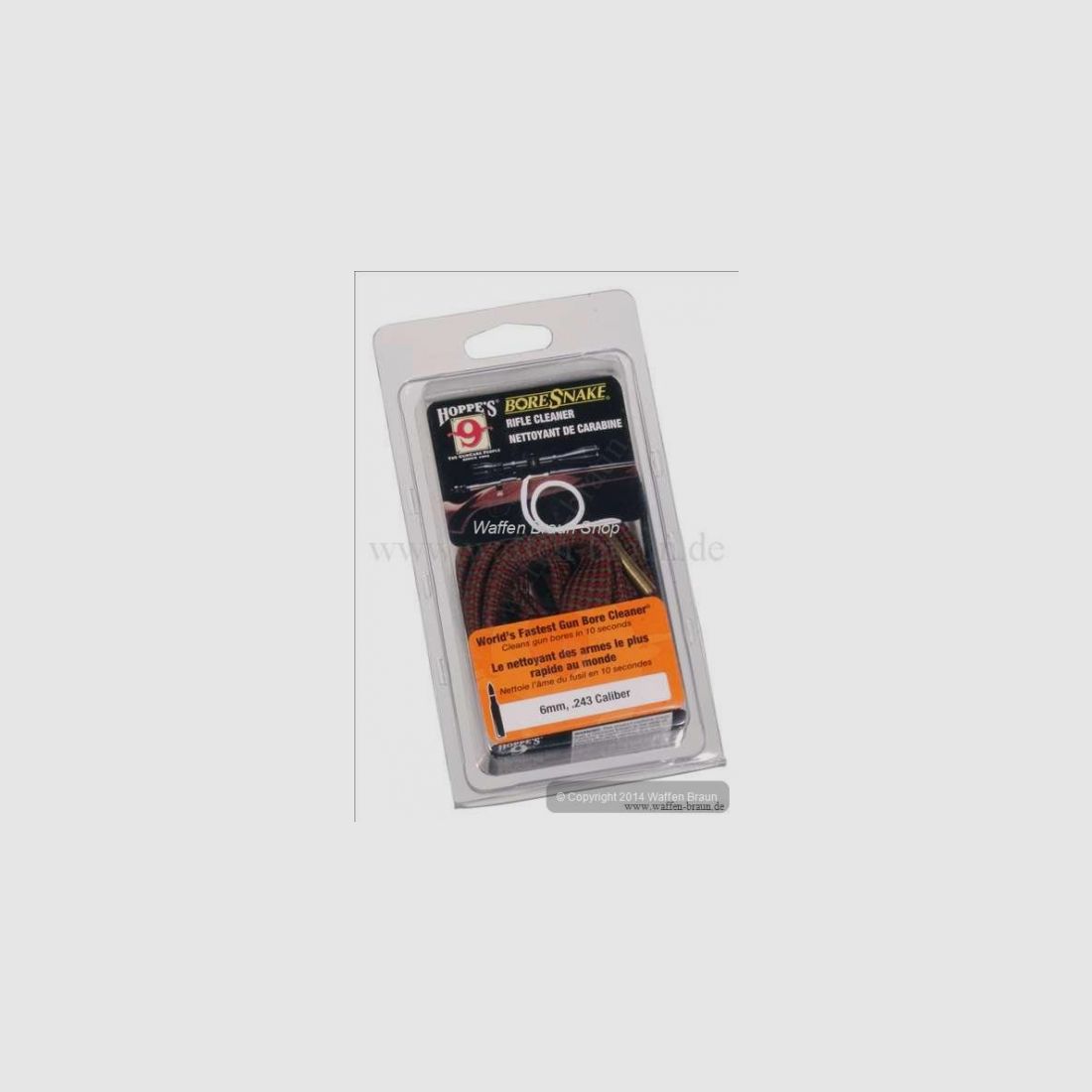 Hoppe s Bore Snake/ Qucik Clean 6mm / .243 für Langwaffen
