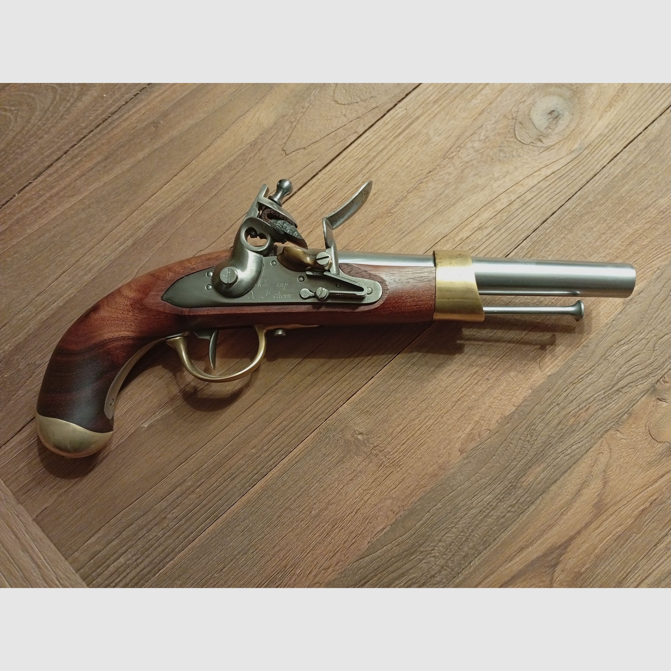 Pedersoli Steinschloß Pistole Modell AN XXIII Cal. 69