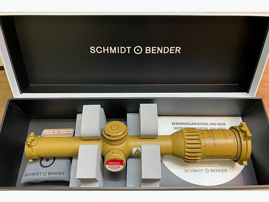 Schmidt & Bender 1-8 X 24  PM II ShortDot Dual CC MDR-T6 Ral 8000