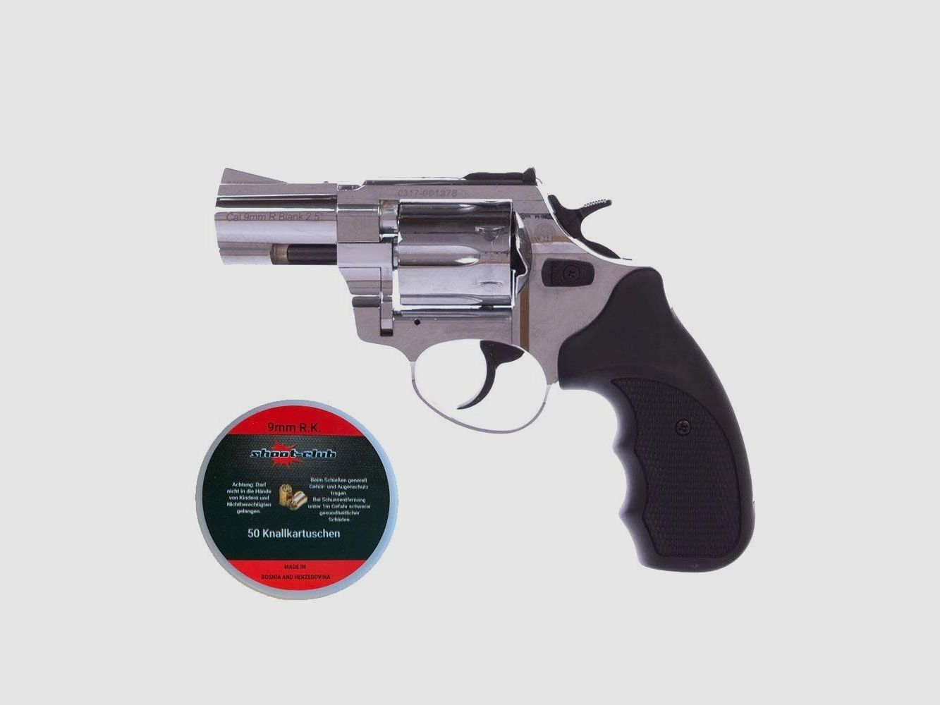 Zoraki Zoraki R1 2,5 inch chroom set 9mm R.K.