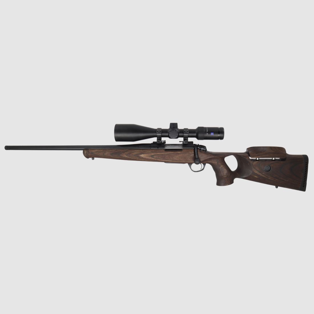 Bergara B14 B&H Prohunter LINKS Lochschaft Zeiss 2.5-15x56 fertig montiert / Optional: Brenner Schalldämpfer