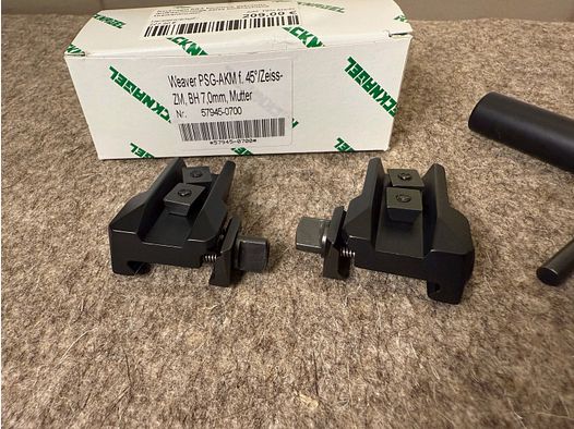 Recknagel ERA Picatinny montaje inclinado para riel interno Zeiss