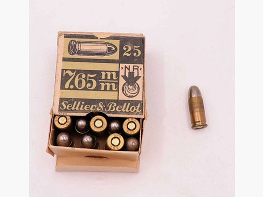 Sellier & Bellot CZ munitions pour pistolets 7,65 mm Browning/.32ACP