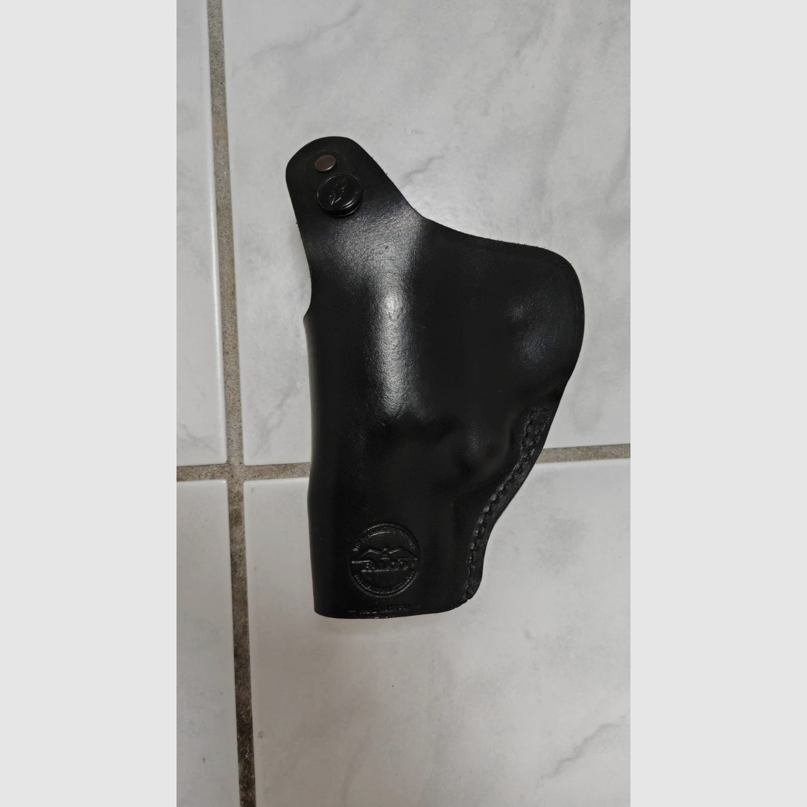 Hochwertiges Falco IWB / OWB Leder Holster für 2,5 " Zoll Revolver schwarz | Neuwertig 