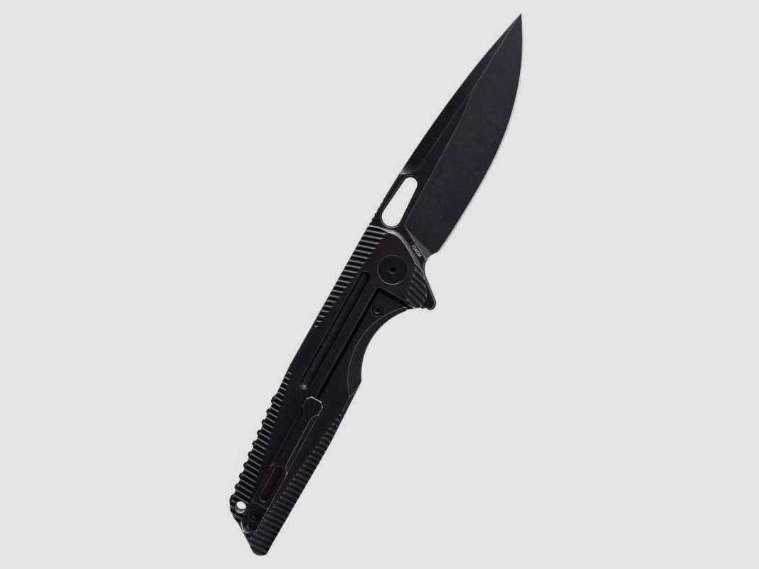 Rikeknife RK802G Taschenmesser, schwarz, 154CM
