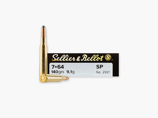 SELLIER & BELLOT – 7×64 SP 140grs 9,1g No. 2931 (20pz)