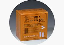 Gualandi – Borre Micro-Container con cartoncino Otto Super Minicaccia per bossoli in plastica – Cal. 8 mm