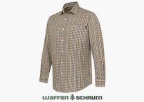 Beretta Shirt Bryggen Apricot & Bordeaux Check