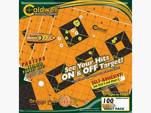 Orange Peel Sight-In Target: 12″ 100 sheets