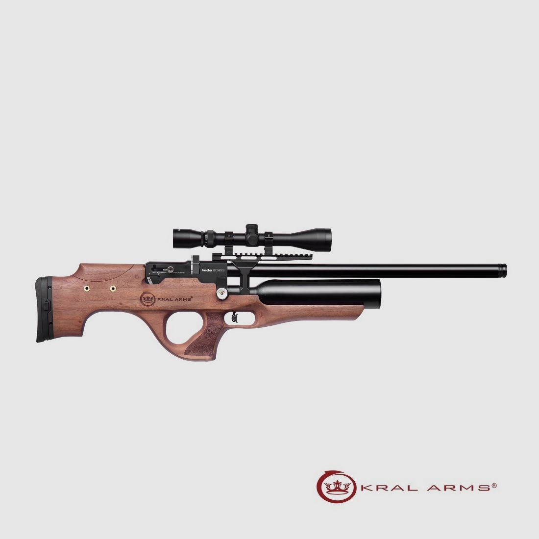 PCP-luchtgeweer KRAL Puncher Ekinoks Madera S/A. kal. 6,35 mm – 24 joule