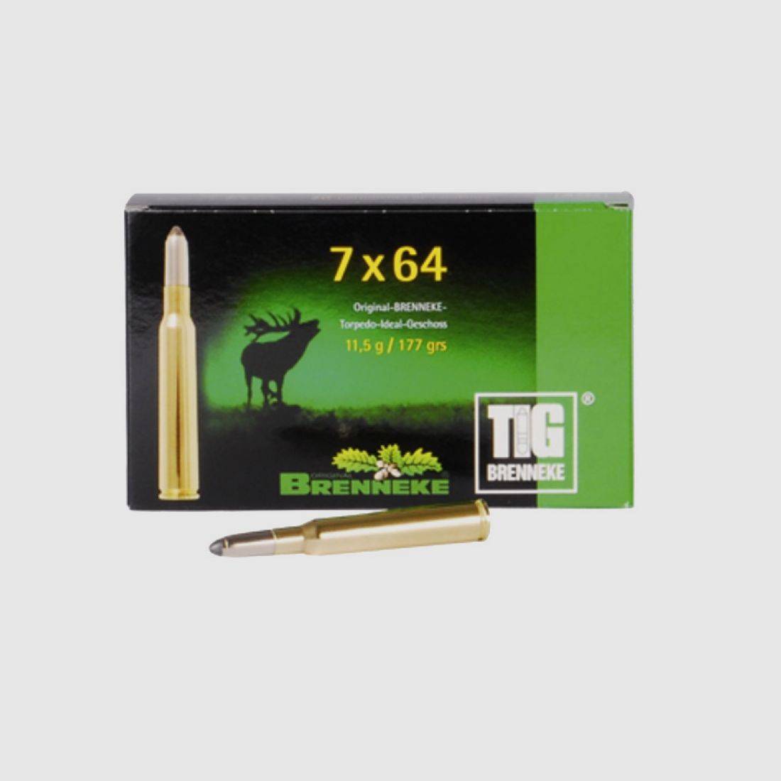 Patronen Brenneke Kal. 7×64 – 177gr TIG Box 20 Stk., Bild 1 von 5