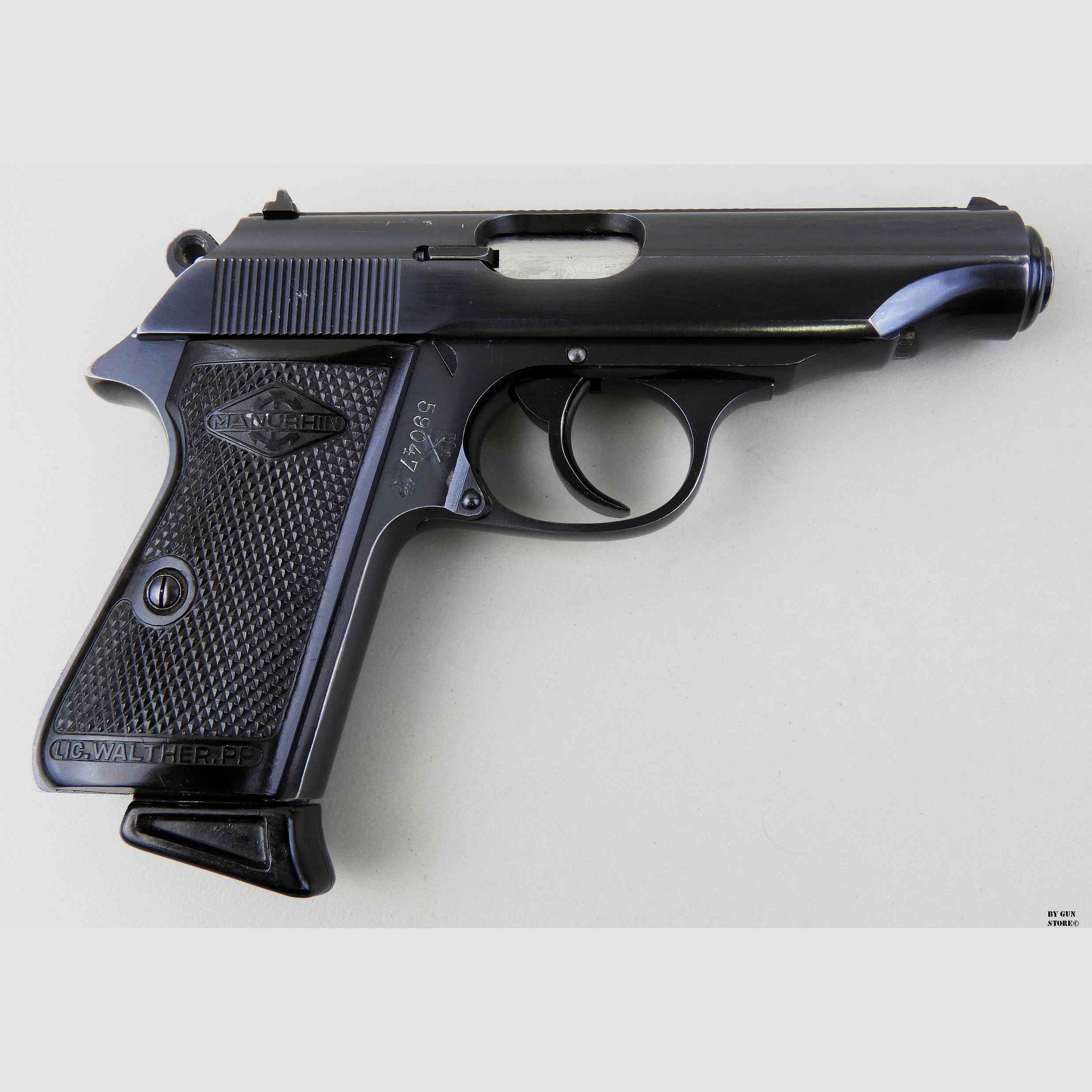 Pistola Manurhin Walther mod. PP cal. 7,65 M. 59047, immagine 4 di 6
