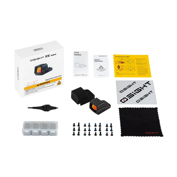 Osight XE AMRS | Mirino Punto Rosso Chiuso Impronta RMR 2/6+32 MOA Multi-reticolo CR1632, immagine 2 di 9
