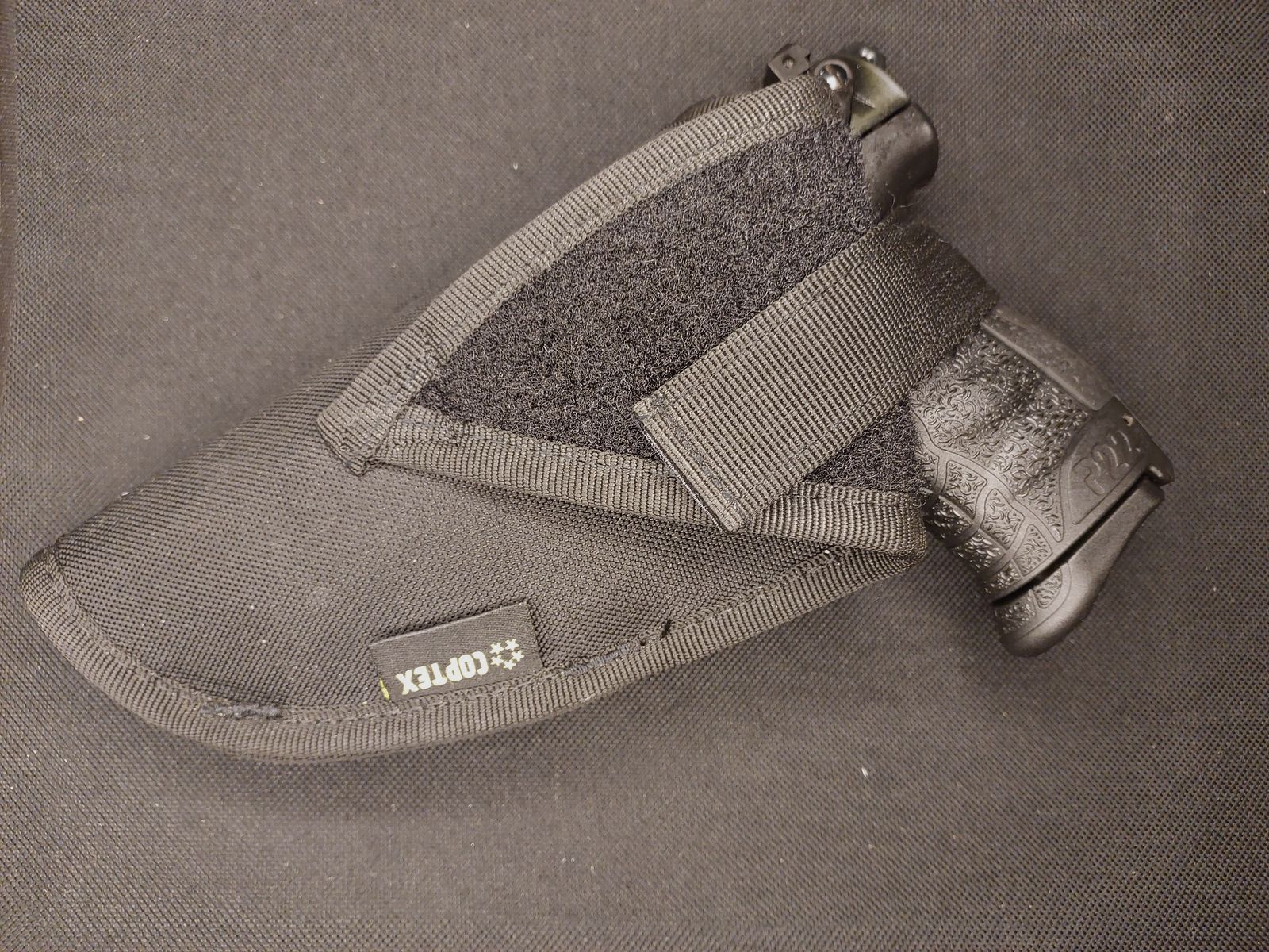 Walther P22Q blank firing pistol 9mm P.A.K. black (PTB 778) - P 22 q with Coptex holster