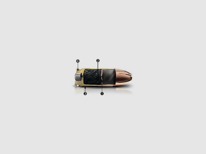 GECO Pistolenmunition 9mmLuger HEXAGON 50 Stk  124grs/8,0g