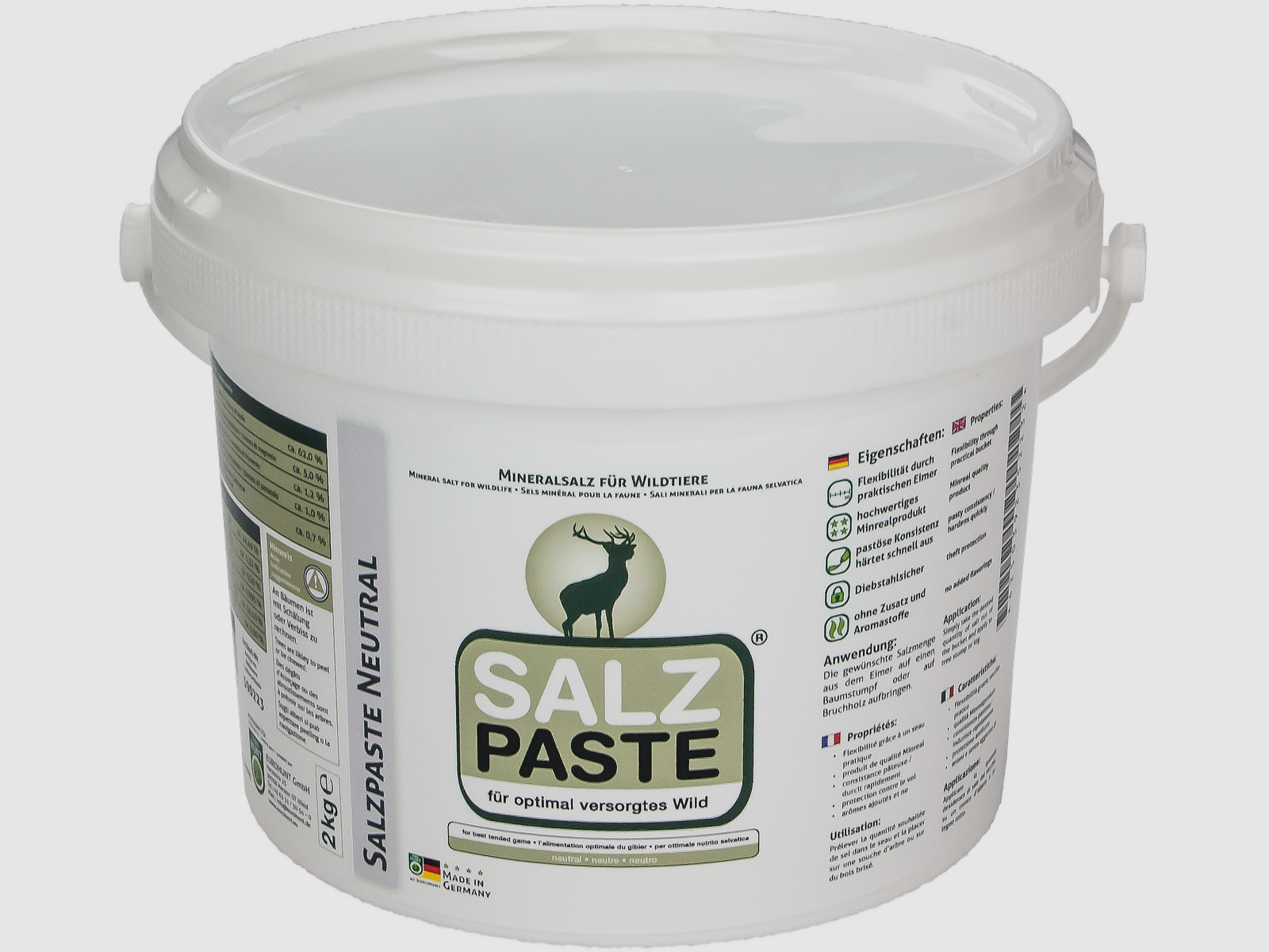 Salt paste bucket neutral