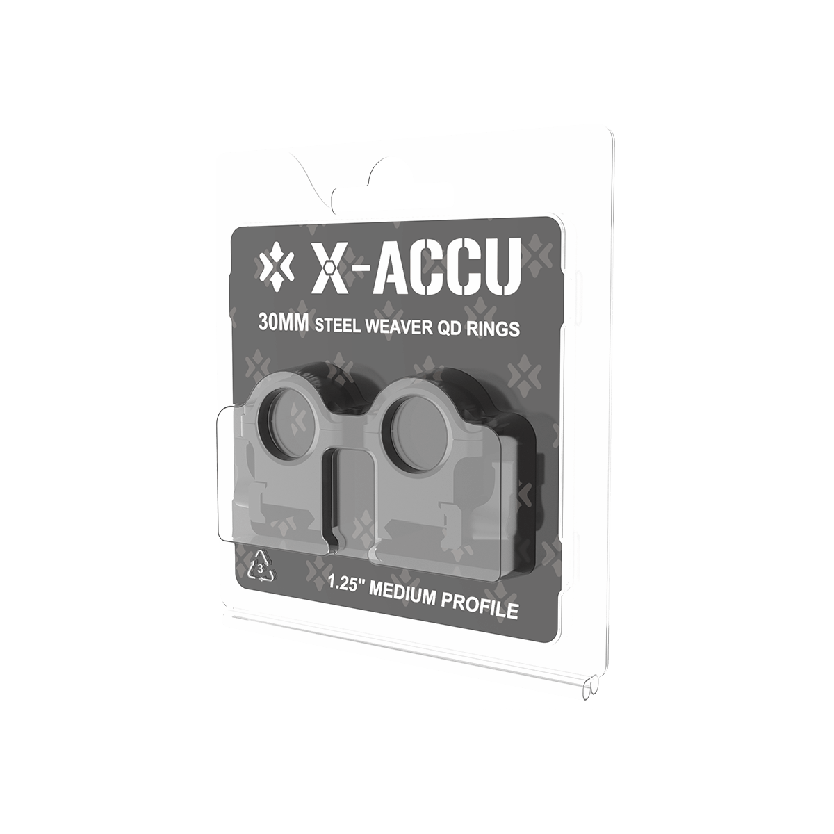 Ring set Vector X-Accu, QD, 30 mm, 1,25", slitta Weaver – metà, immagine 7 di 10