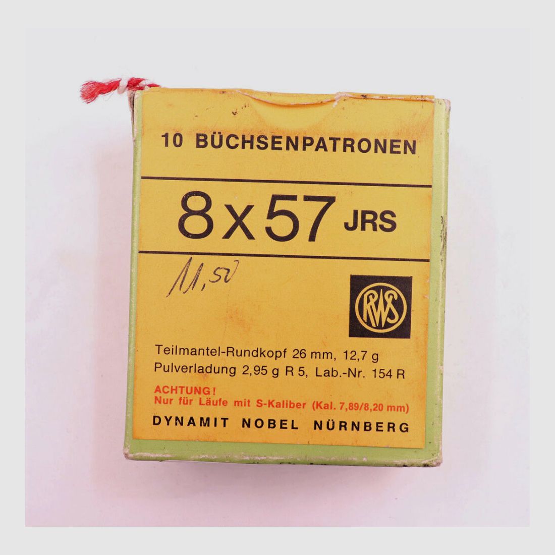 RWS (WZd.Fa.Rottweil) stock of 8x57JRS