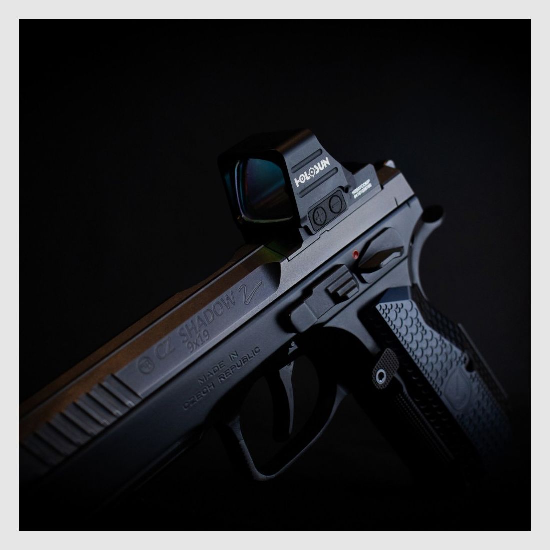 Holosun Reflexvizier RONIN-HS507COMP-GR met groene verwisselbare richtkruis: 2MOA Punt & 32MOA Cirkelpunt, afbeelding 10 van 10