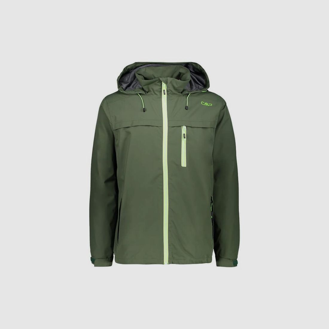 CMP Herren-Regenjacke Pack Pocket Muschio
