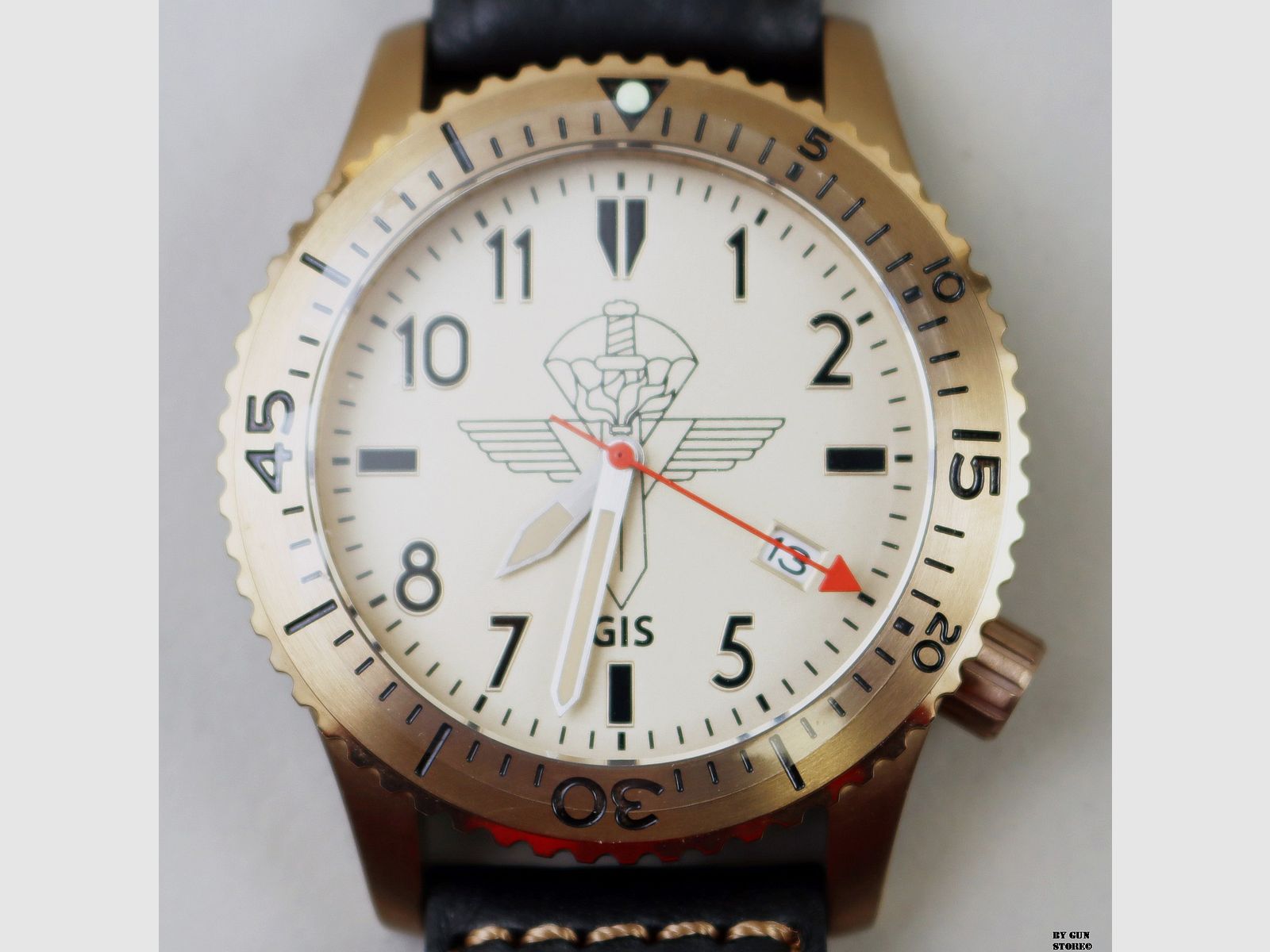 Mechanisches Uhrwerk Grezza & Fox Knives – GIS Desert Mission (Limitierte Auflage 11/65), Bild 1 von 12