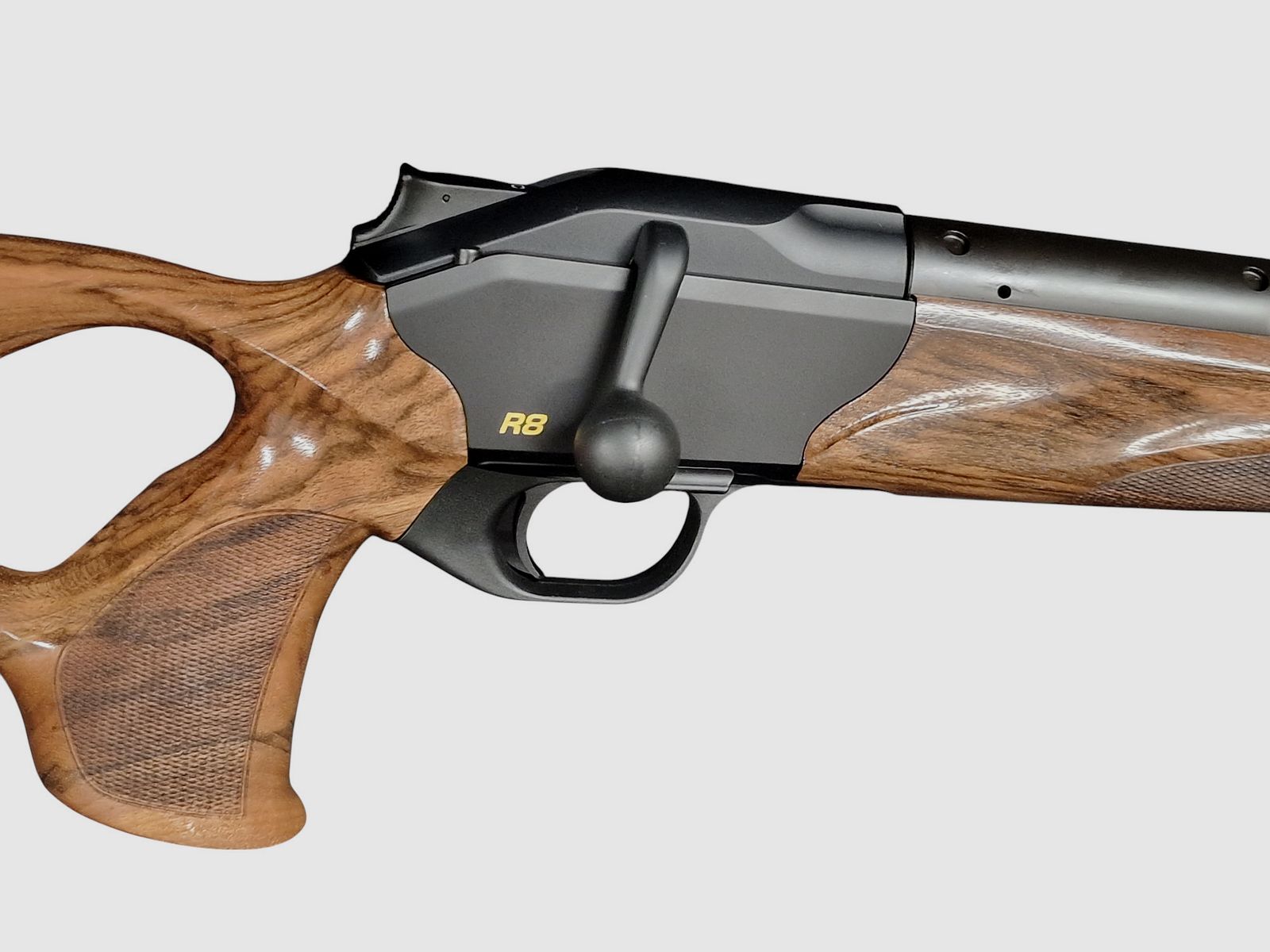 Blaser R8 Success wood HK4 in the calibers 308Win, 30-06 Spring. or 8x57JS LL 52cm with M15x1 immediately available