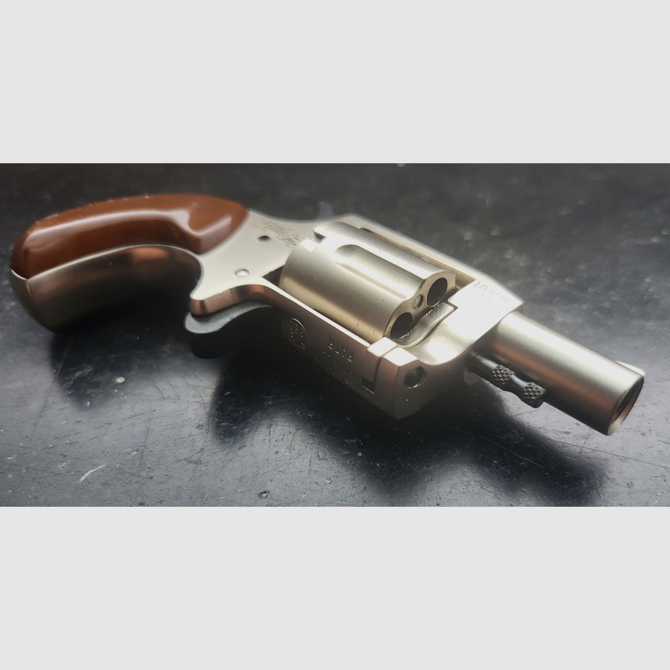 Röhm Little Joe .22er Gas/Knallrevolver im Nickelfinish PTB 380
