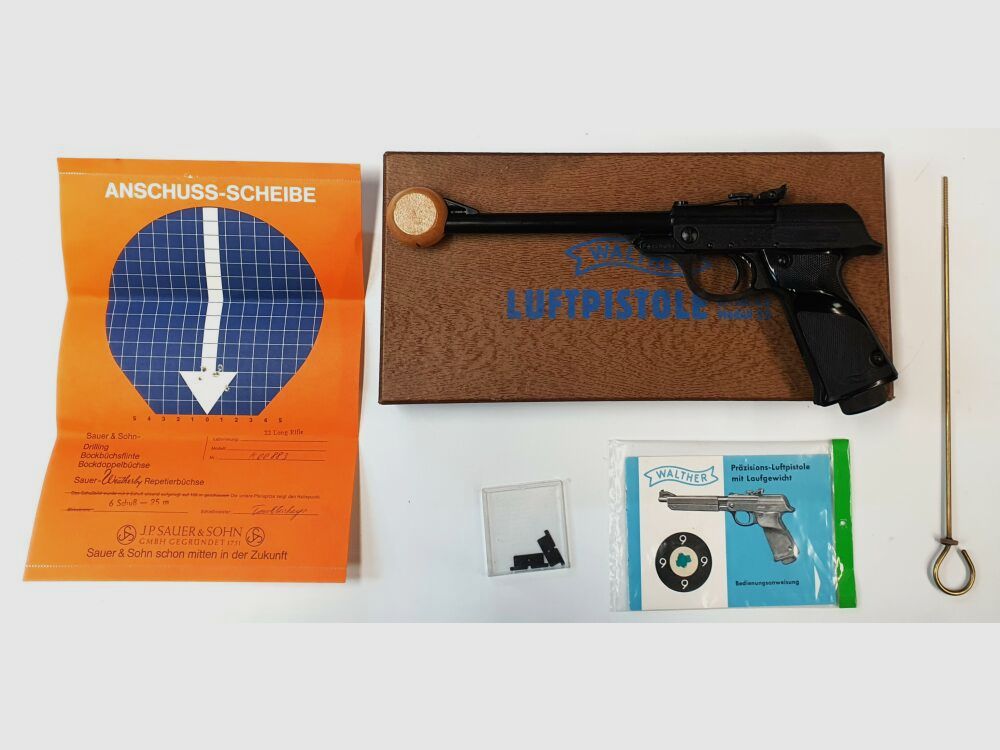Walther !Rarität! Luftpistole Walther Model 53 - 4,5mm Diabolo