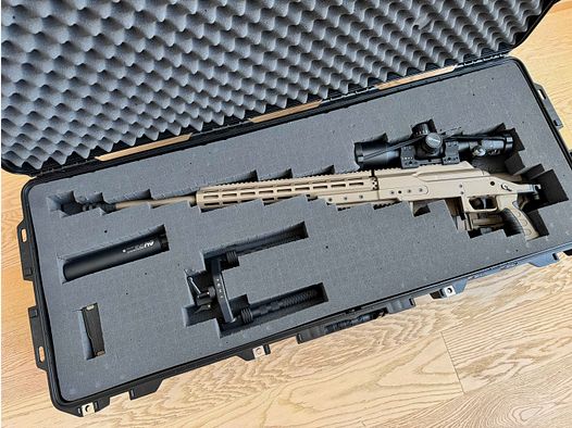 Exklusives Komplett-Setup – Steyr SSG M1 in .338 Lapua Mag. mit Wechsellauf 6.5 Creedmoor & Premium-Zubehör