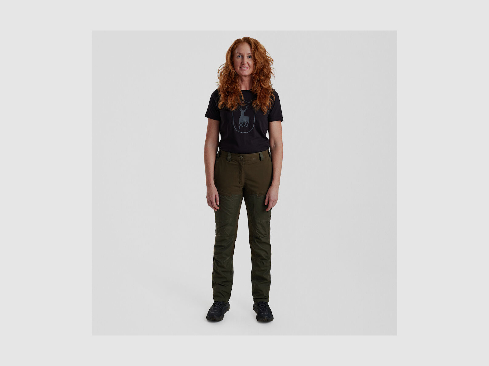 Pantalones DEERHUNTER Lady Ann con membrana Verde Profundo