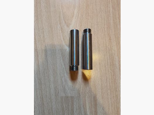 2x afschietbuizen voor AEA Scuba Ringer MK2 & Defender van roestvrij staal | .35 / 9 mm | 480 Bar klaar | NIEUW