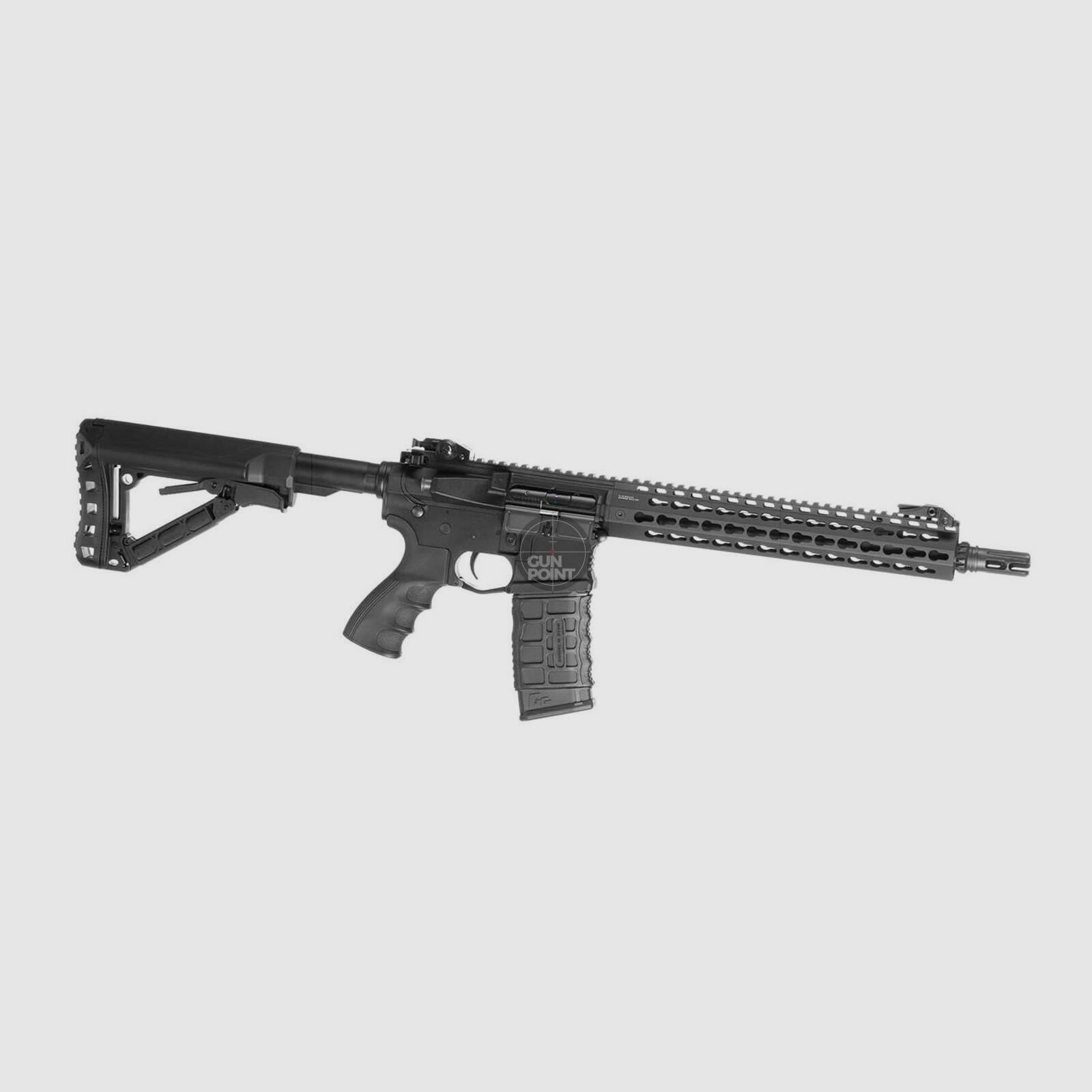 Softair - Gewehr - G&G CM16 E.T.U. SRXL S-AEG-Schwarz - ab 18, ber 0,5 Joule