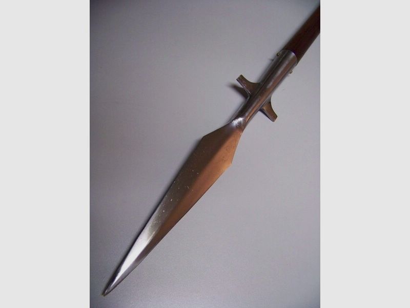 Speer des Heiligen Römischen Reichs , Flügellanze bzw Saufeder ?? handgearbeitet mit Stil 220 cm
