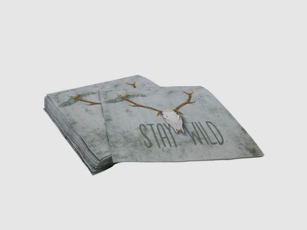 Fritzmann Servietten Stay Wild Geschenke, Bild 2 von 2