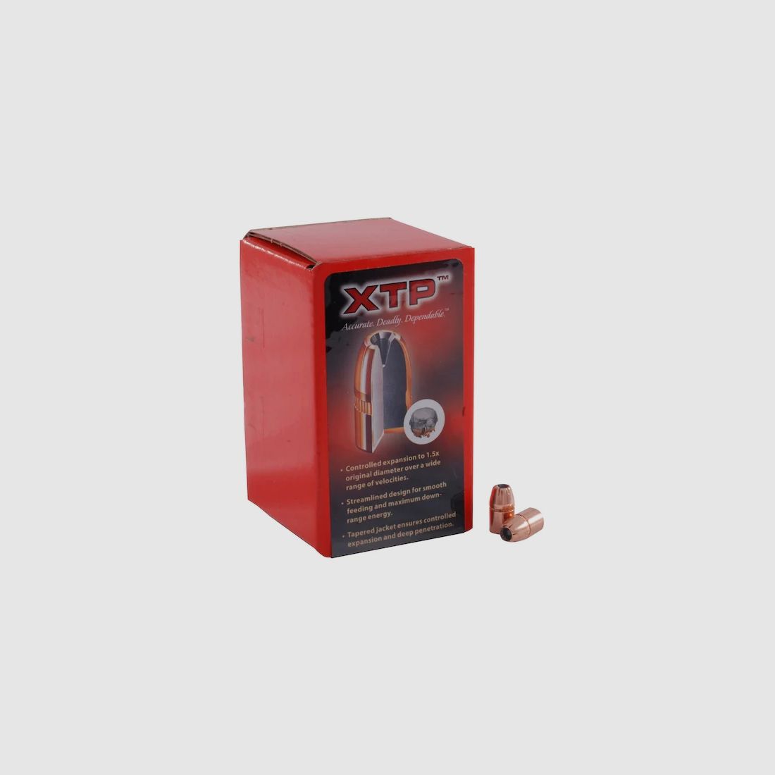 Hornady bullet .32/.312 HP/XTP with crimping ring 100GR 100 pieces