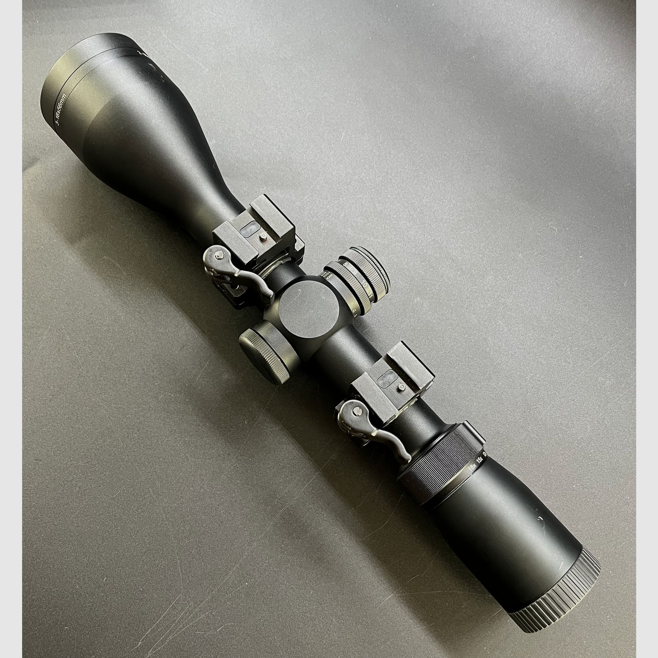 Exhibitor FOCUS In Sight 3-18x56 #4 30mm Parallax with ring mount