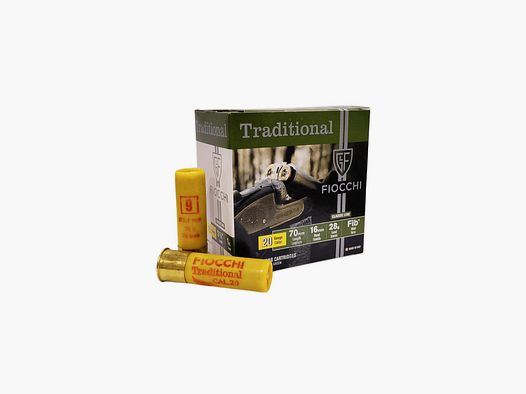 Fiocchi Traditional Patronen Borra Feltro kal. 20/70 28 g lood 9