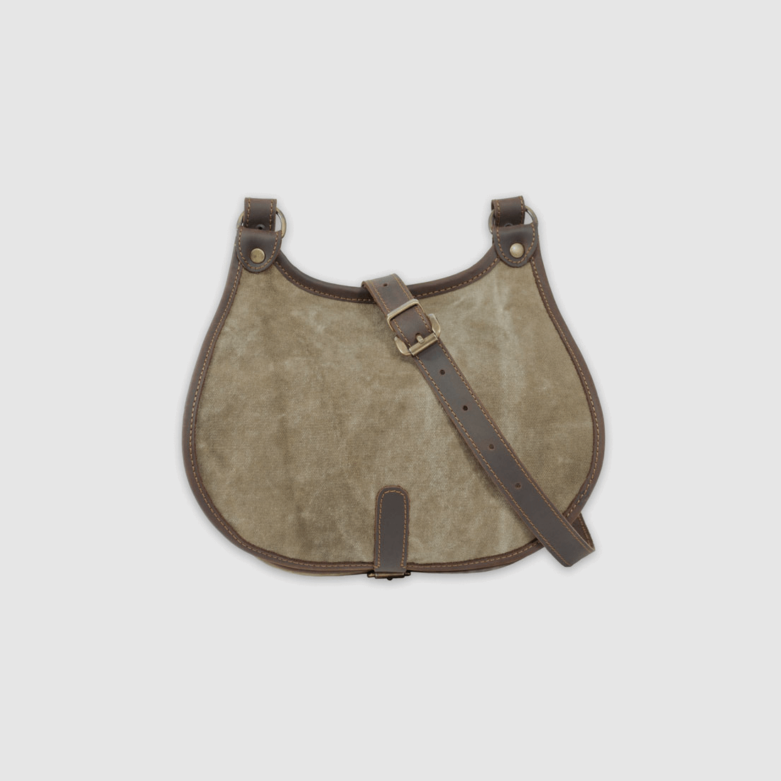 Bolsa de caza universal de cuero/canvas - Pequeña